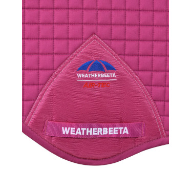 Tapis de selle Weatherbeeta Prime Air-Tec CSO Shaped Magenta brillant Rose