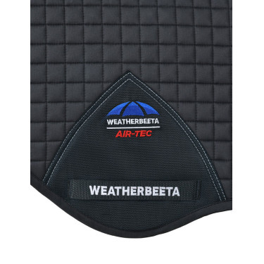 Tapis de selle Weatherbeeta Prime Air-Tec CSO Shaped Charbon de bois Gris
