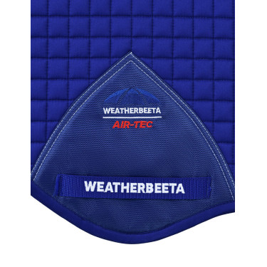 Tapis de selle Weatherbeeta Prime Air-Tec CSO Shaped Cobalt Bleu