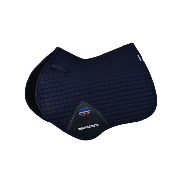 Tapis de selle Weatherbeeta Prime Air-Tec CSO Shaped Marine Bleu marine