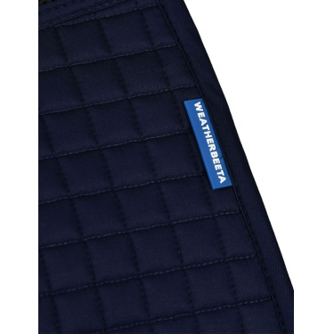 Tapis de selle Weatherbeeta Prime Air-Tec CSO Shaped Marine Bleu marine