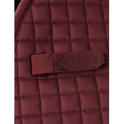 Tapis de selle Weatherbeeta Prime Air-Tec Dressage Shaped Bourgogne Bordeaux