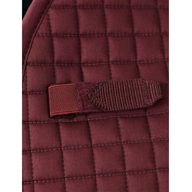 Tapis de selle Weatherbeeta Prime Air-Tec Dressage Shaped Bourgogne Bordeaux