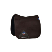 Tapis de selle Weatherbeeta Prime Air-Tec Dressage Shaped Chocolat Marron
