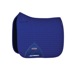Tapis de selle Weatherbeeta Prime Air-Tec Dressage Shaped Cobalt Bleu