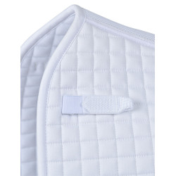 Tapis de selle Weatherbeeta Prime Air-Tec Dressage Shaped Blanc