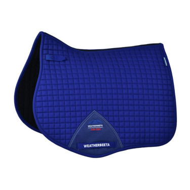 Tapis de selle Weatherbeeta Prime Air-Tec Mixte Shaped Cobalt Bleu