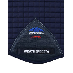 Tapis de selle Weatherbeeta Prime Air-Tec Mixte Shaped Marine Bleu marine