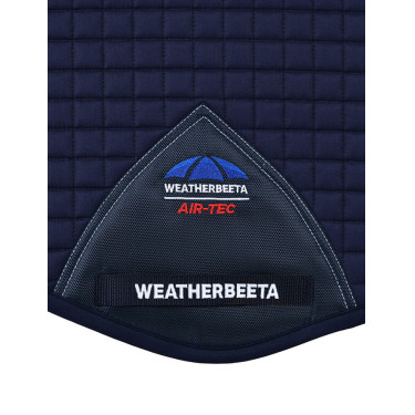 Tapis de selle Weatherbeeta Prime Air-Tec Mixte Shaped Marine Bleu marine
