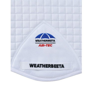 Tapis de selle Weatherbeeta Prime Air-Tec Mixte Shaped Blanc