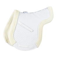 Tapis de selle Weatherbeeta Prime Comfy Fleece Numnah Blanc Tapis de selle Weatherbeeta Prime Comfy Fleece Numnah Blanc