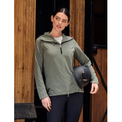 Veste d'équitation Weatherbeeta Stretch femme Feuille d'olivier Vert
