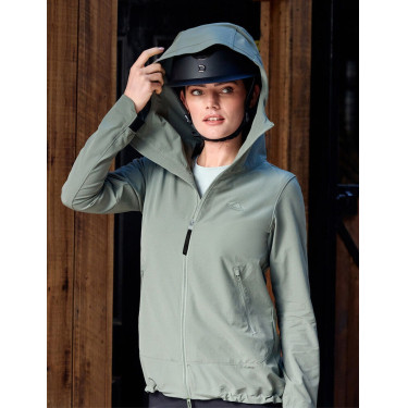 Veste d'équitation Weatherbeeta Stretch femme Feuille d'olivier Vert