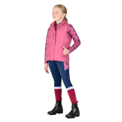 Veste sans manches matelassé polaire Dublin Patrice Everyday enfant Rouge violet