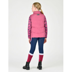 Veste sans manches matelassé polaire Dublin Patrice Everyday enfant Rouge violet