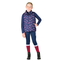 Veste sans manches matelassé polaire Dublin Patrice Everyday enfant Navy frolicking horses Veste sans manches matelassé polaire Dublin Patrice Everyday enfant Navy frolicking horses