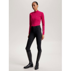 Base Layer Tommy Hilfiger Equestrian manches longues et col femme Cherry Base Layer Tommy Hilfiger Equestrian manches longues et col femme Cherry