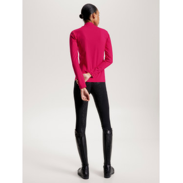 Base Layer Tommy Hilfiger Equestrian manches longues et col femme Cherry Base Layer Tommy Hilfiger Equestrian manches longues et col femme Cherry