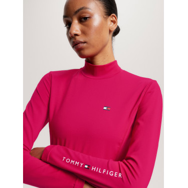 Base Layer Tommy Hilfiger Equestrian manches longues et col femme Cherry Base Layer Tommy Hilfiger Equestrian manches longues et col femme Cherry