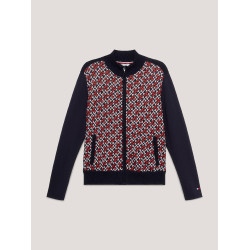 Bomber Tommy Hilfiger Equestrian Amsterdam Monogram femme Multi Multi-couleurs Bomber Tommy Hilfiger Equestrian Amsterdam Monogram femme Multi Multi-couleurs