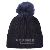 Bonnet à pompom Tommy Hilfiger Equestrian Perry Desert sky Bleu Bonnet à pompom Tommy Hilfiger Equestrian Perry Desert sky Bleu