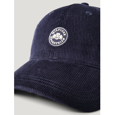 Casquette Tommy Hilfiger Equestrian velours côtelé Watson Desert sky Bleu Casquette Tommy Hilfiger Equestrian velours côtelé Watson Desert sky Bleu