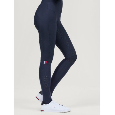Chaussettes strass Tommy Hilfiger Equestrian Erie Desert sky Bleu Chaussettes strass Tommy Hilfiger Equestrian Erie Desert sky Bleu