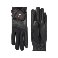 Gants d'équitation Tommy Hilfiger Equestrian Bryce Noir Gants d'équitation Tommy Hilfiger Equestrian Bryce Noir