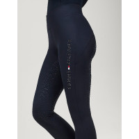 Legging Tommy Hilfiger Equestrian Elmira Winter à strass full grip femme Desert sky Bleu