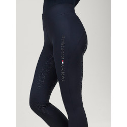 Legging Tommy Hilfiger Equestrian Elmira Winter à strass full grip femme Desert sky Bleu Legging Tommy Hilfiger Equestrian Elmira Winter à strass full grip femme Desert sky Bleu