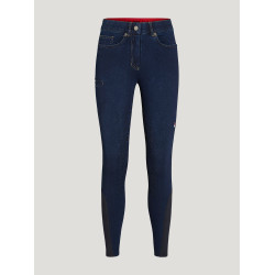 Pantalon d'équitation Tommy Hilfiger Equestrian en jean Hope femme Rinse Pantalon d'équitation Tommy Hilfiger Equestrian en jean Hope femme Rinse