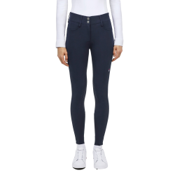 Pantalon Tommy Hilfiger Equestrian Victoria full grip femme Desert sky Bleu