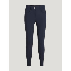 Pantalon Tommy Hilfiger Equestrian Victoria full grip femme Desert sky Bleu
