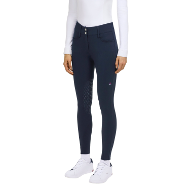 Pantalon Tommy Hilfiger Equestrian Victoria grip genoux femme Desert sky Bleu
