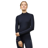 Polo col roulé Tommy Hilfiger Equestrian Ava femme Desert sky Bleu Polo col roulé Tommy Hilfiger Equestrian Ava femme Desert sky Bleu