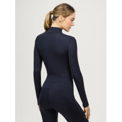 Polo col roulé Tommy Hilfiger Equestrian Ava femme Desert sky Bleu Polo col roulé Tommy Hilfiger Equestrian Ava femme Desert sky Bleu