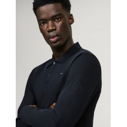 Polo manches longues Tommy Hilfiger Equestrian Erwin homme Desert sky Bleu Polo manches longues Tommy Hilfiger Equestrian Erwin homme Desert sky Bleu