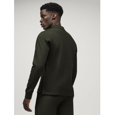 Polo manches longues Tommy Hilfiger Equestrian Erwin homme Noir