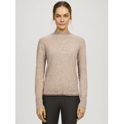 Pull en cachemire Tommy Hilfiger Equestrian Ellery femme Taupe Marron