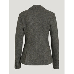 Veste blazer Tommy Hilfiger Equestrian Albany tweed femme Gris mélangé
