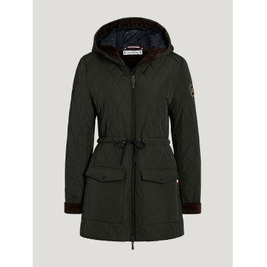 Veste matelassé Tommy Hilfiger Equestrian Forest femme Noir Veste matelassé Tommy Hilfiger Equestrian Forest femme Noir