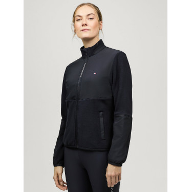Veste polaire Tommy Hilfiger Equestrian Huntington femme Desert sky Bleu Veste polaire Tommy Hilfiger Equestrian Huntington femme Desert sky Bleu
