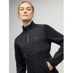 Veste polaire Tommy Hilfiger Equestrian Huntington femme Desert sky Bleu