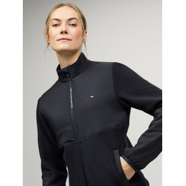 Veste polaire Tommy Hilfiger Equestrian Huntington femme Desert sky Bleu Veste polaire Tommy Hilfiger Equestrian Huntington femme Desert sky Bleu