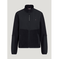 Veste polaire Tommy Hilfiger Equestrian Huntington femme Desert sky Bleu