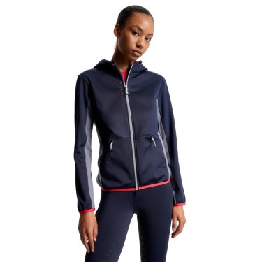 Veste softshell Tommy Hilfiger Equestrian London femme Desert sky Bleu