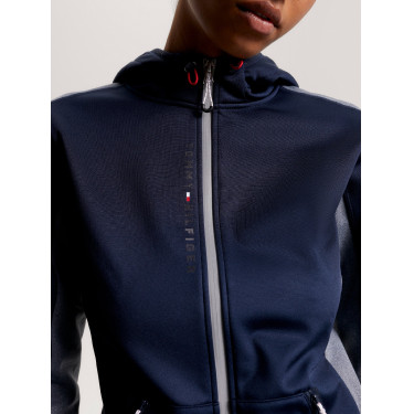Veste softshell Tommy Hilfiger Equestrian London femme Desert sky Bleu