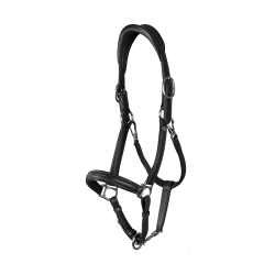 Licol Cuir Extra Souple Working By Dy'on Noir