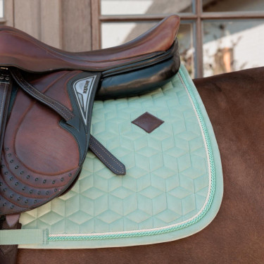 Tapis de selle Velvet jumping Kentucky Menthe Vert Tapis de selle Velvet jumping Kentucky Menthe Vert