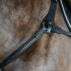 Collier de chasse 5 points avec élastiques New English Collection Dy'on Noir Collier de chasse 5 points avec élastiques New English Collection Dy'on Noir